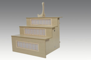 後飾り三尺三段格子付