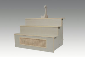 後飾り四尺三段格子付